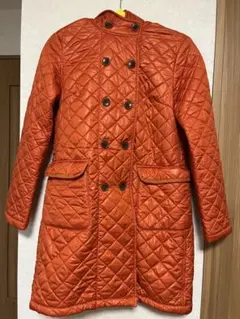 ELLE オレンジ キルティングジャケット