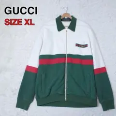 GUCCI ホースビット ジップアップ トラックジャケット XL シェリーラインのサムネイル
