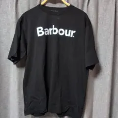 Barbour ロゴプリント Tシャツ ブラックのサムネイル