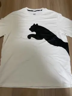 PUMA ホワイト Tシャツ オーバーサイズ　L