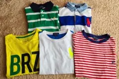 Polo Ralph Lauren　130 ポロシャツ&Tシャツ　5点まとめ売り