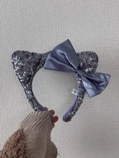 キティ　スパンコール　カチューシャ