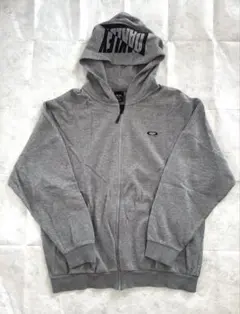 Oakley グレー ジップアップパーカー