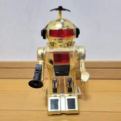 昭和レトロ おしゃべり・ニューパトロボ プラ製ロボット ヨネザワ玩具
