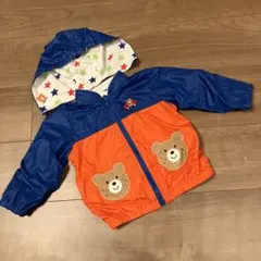 クマのポケット付きアウター　80