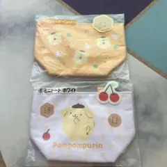 サンリオ 一番くじ ポムポムプリン ミニトート イエロー&ホワイト 2点セット