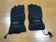 ヒ*ー様 黒の防寒バイクホットグローブ 5本指