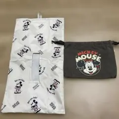 ミッキー　ティッシュカバー＆巾着ポーチ
