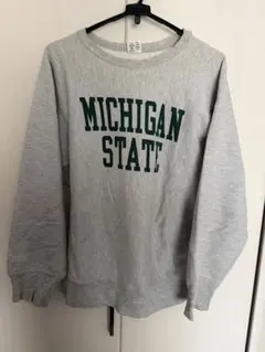 80s champion リバースウィーブ　ミシガン　染み込み　XL ボロ