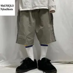 欠*様 90s OLD UNIQLO ナイロン カーゴ バギーショーツ Tech