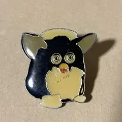 Furby ファービー　ヴィンテージ　ピンバッジ　黒　匿名配送のサムネイル