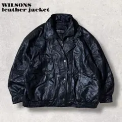 古着レザージャケット本革A2ジャケットブラック90sオーバーサイズアメカジY2K