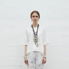 UNUSED 半袖カットソー size1 whiteのサムネイル