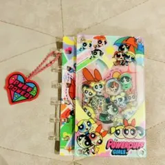 パワパフ　シャカシャカアクリルノート　シール帳バインダー　A7