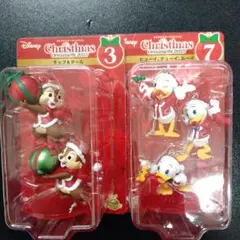 ハッピーくじ クリスマスオーナメント チップ&デール ヒューイ、デューイ、ルーイ