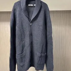 ユニクロ　ダークブルー ニットカーディガン