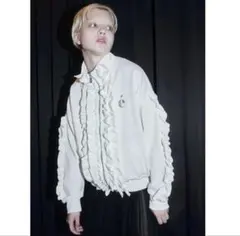 epine é frill zip sweat blouson white é frill zip sweat blouson エピヌ epine - メルカリ