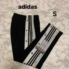 アディダス　Ｓ　 トラックパンツ ジャージ ファイヤーバード　三本線　刺繡