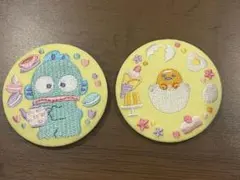 サンリオ　刺繍缶バッジ　ハンギョドン　ぐでたま