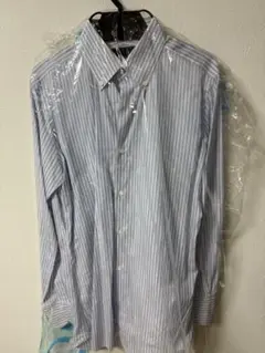 青白ストライプ ドレスシャツ 長袖　アヴァンス青山購入