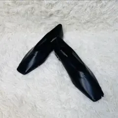 BEAUTY&YOUTH Vカットステッチ フラットシューズ 38