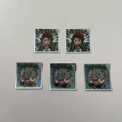 鬼滅の刃マンチョコ 無限城編 シール5枚セット