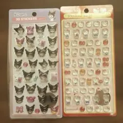 クロミちゃんとキティちゃんシールセット