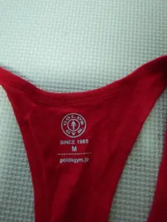 GOLD'S GYM レッド タンクトップ M