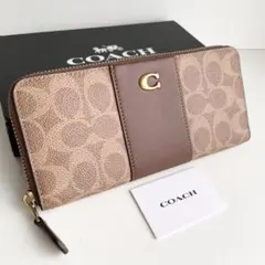 コーチ COACH 長財布 エッセンシャル スリム シグネチャー 新品保管のサムネイル
