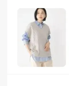 【お値引き相談可】StudioCLIP Vネック ニットベスト