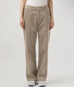 BAYFLOW コーデュロイセミフレアパンツ