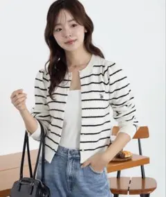 U.S. POLO ASSN.別注 ケーブルニットカーディガン