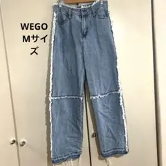 WEGO M フリンジ付きライトブルーデニムパンツ最終的価格のサムネイル
