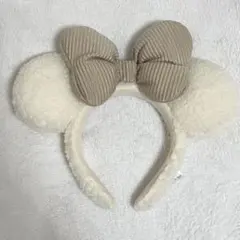 【ディズニー】ミニー ボア カチューシャ