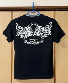 ★美品！沖縄 ハブボックス Bull FightingTシャツ トライバル柄Sのサムネイル