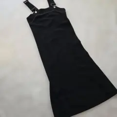 黒のサロペット・オーバーオール　レトロ　日本製