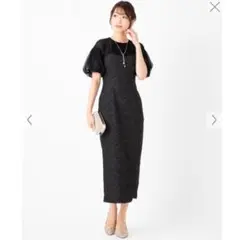 LAGUNAMOON ラグナムーンフラワージャガードラインドレス　結婚式　ドレスのサムネイル
