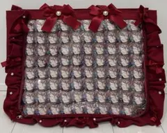 ザッカマート　痛バック　痛バ　A3 フリルトートバッグ　5周年　ワインレッド