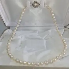 超太珠✨本真珠パールネックレス✨10mm✨白✨テリ強ラウンド✨高級 