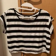 アズール AZUR by moussyボーダーsize M トップス Tシャツ