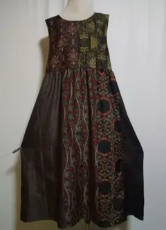 着物リメイク／ワンピース ★サイズLL～3L