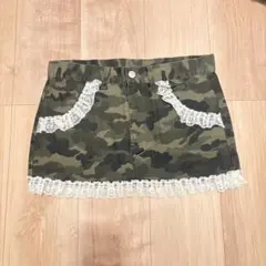 w.w.g 迷彩レースミニスカートのサムネイル