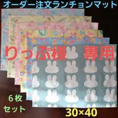 りっぷ様専用★ランチョンマット【6枚】☆30×40