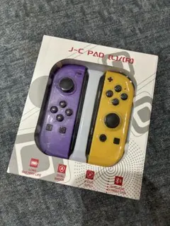 J-C PAD (L/R) コントローラー 紫と黄色