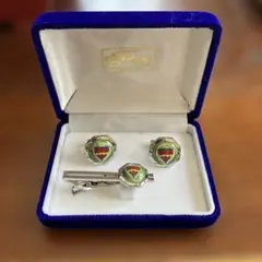 古伊万里　カフスボタンとネクタイピンセット　未使用品　美品