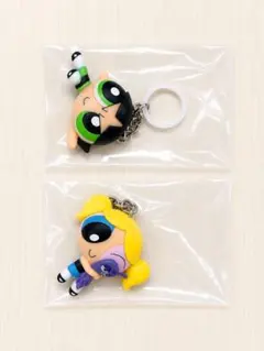 パワーパフ ガールズ めじるしガチャマスコット 2個セット