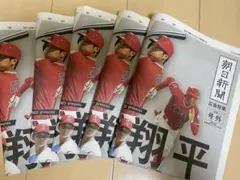 大谷翔平選手　2018年メジャー挑戦時非売品　号外　広告特集5枚