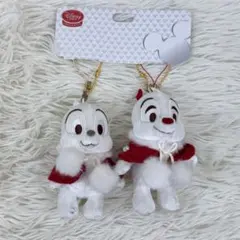 【新品未使用】ディズニーストア限定 チップとデール ぬいぐるみ キーホルダーのサムネイル