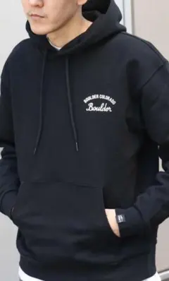 CAMP7　バックロゴパーカー　紐付き