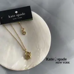 [新品] kate spade 　プレッツェル　パヴェ　ネックレス　タグ付